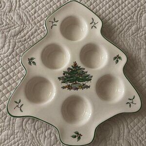 Spode Christmas Tree Shaped Tealight Holder